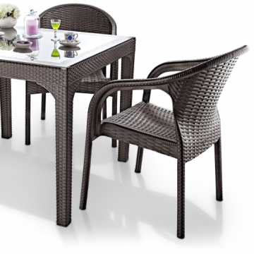 Plastik Rattan Oturma Grupları