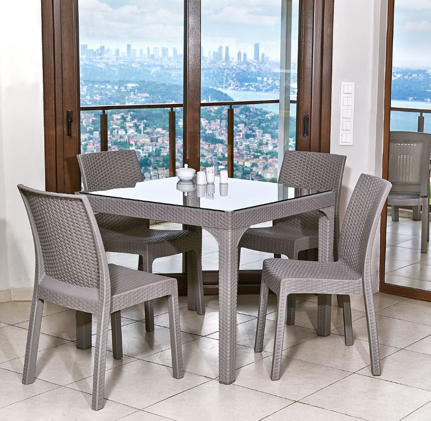 Plastik Rattan Oturma Grupları
